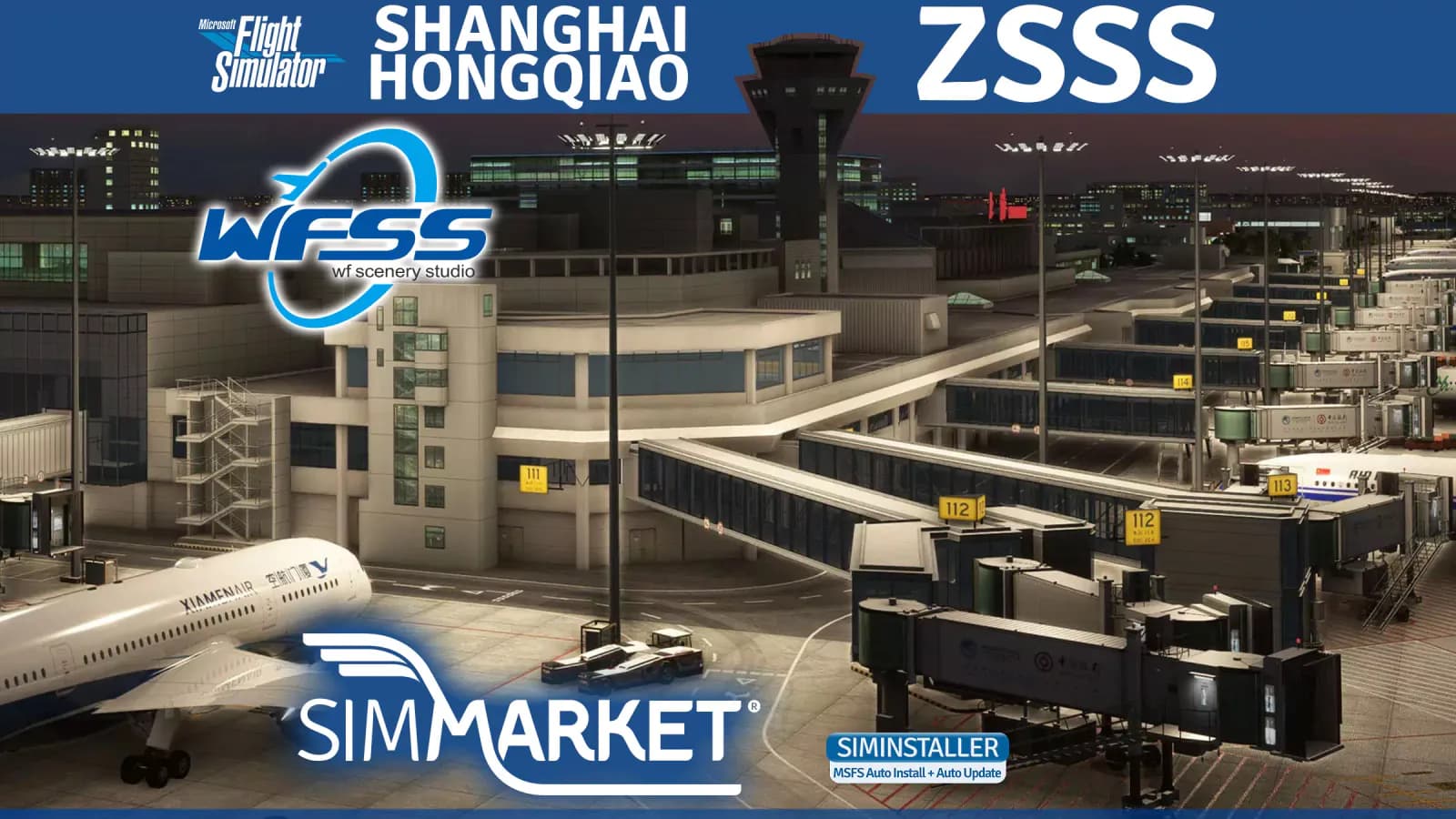 WF Scenery Studio: ZSSS Shanghai Hongqiao v1.1.0 for MSFS 2024