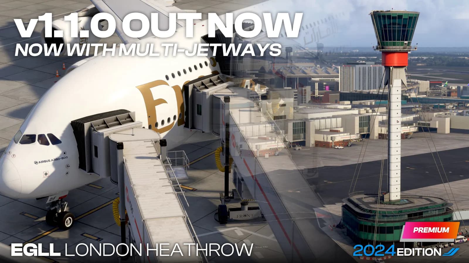 iniBuilds London Heathrow v1.1.0 update released for MSFS 2024