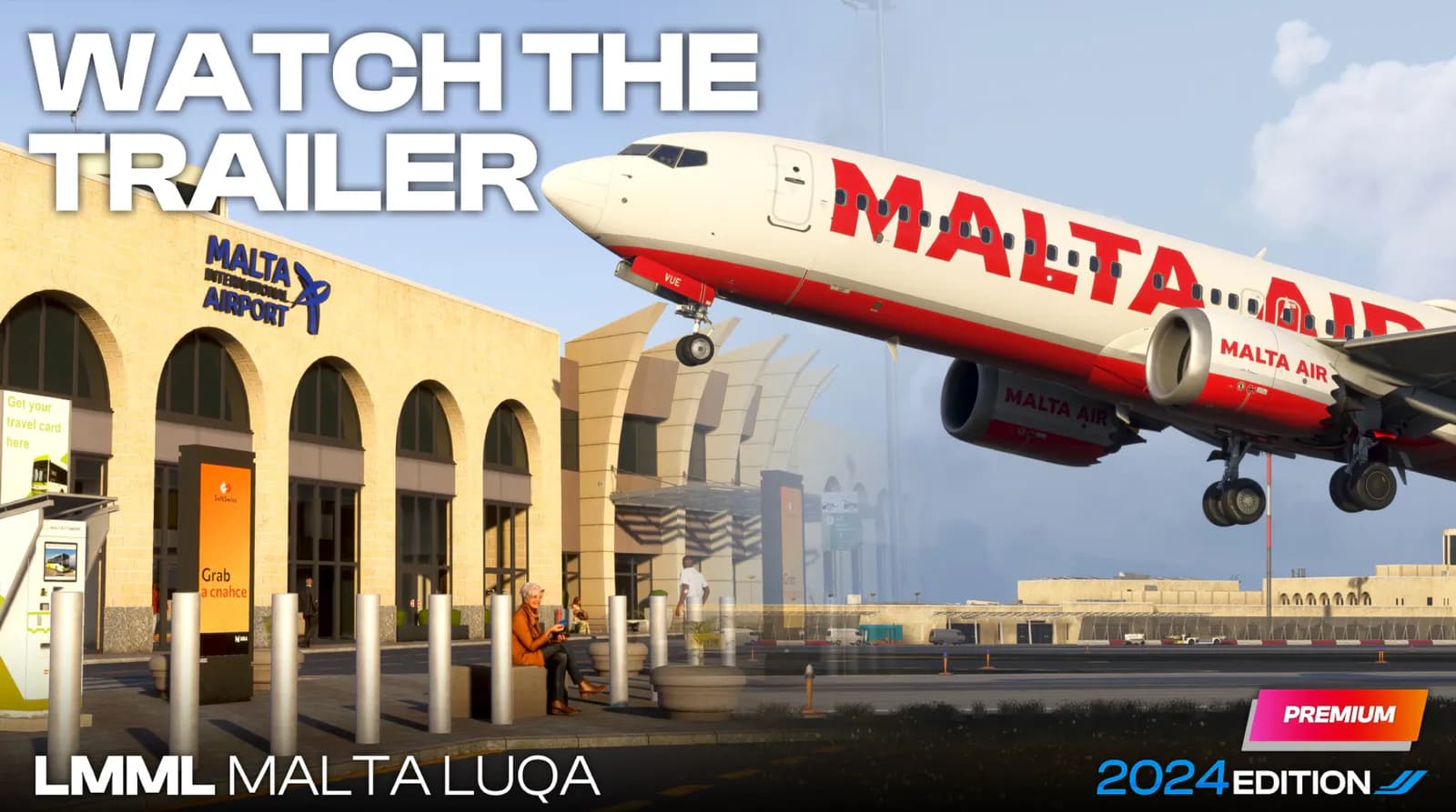 iniBuilds announces Malta Luqa Airport for MSFS 2024