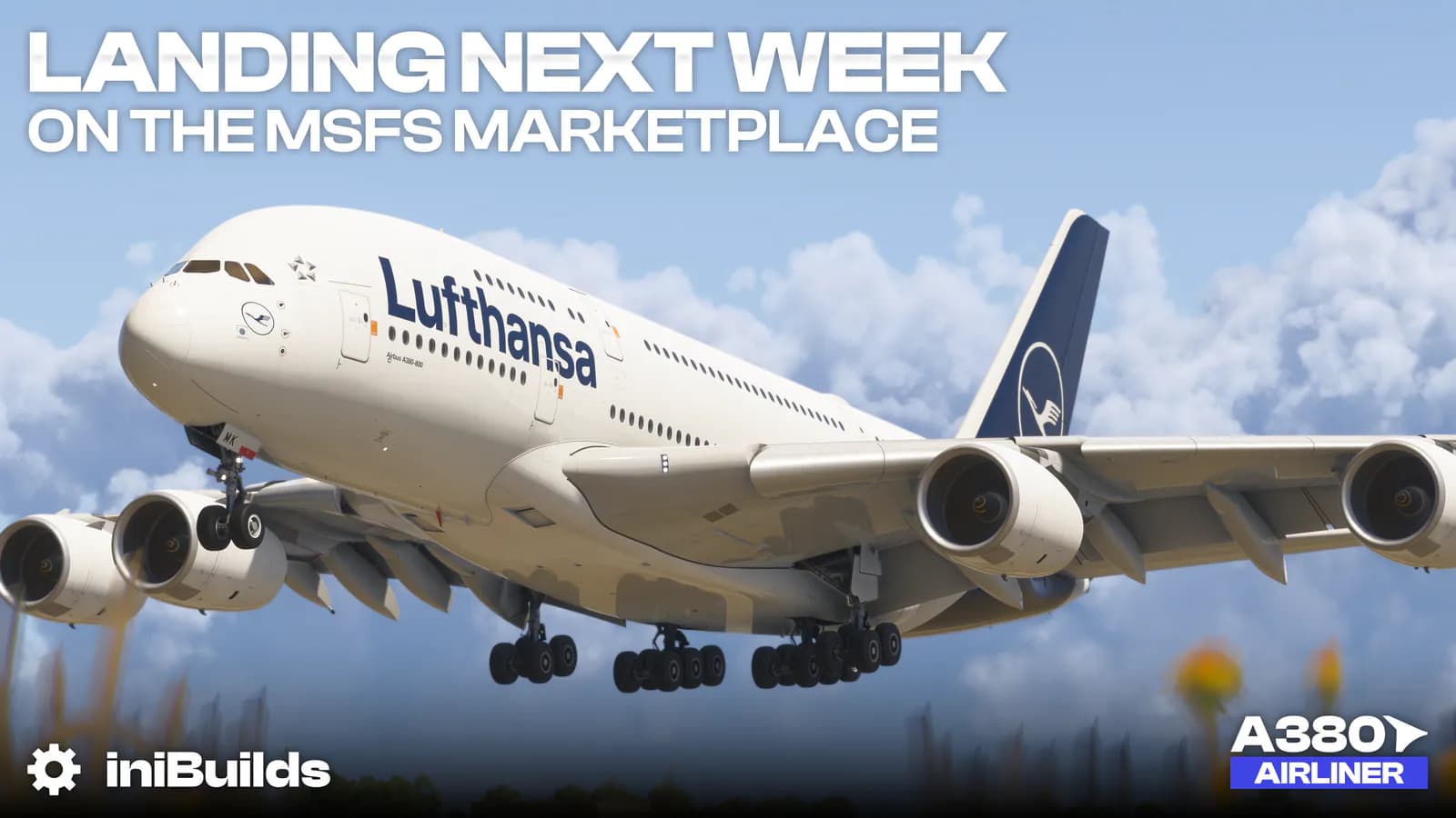 iniBuilds A380 for MSFS 2024 available next week