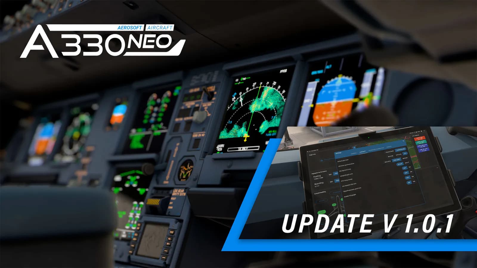 Aerosoft A330 NEO v1.0.1 Update verfügbar
