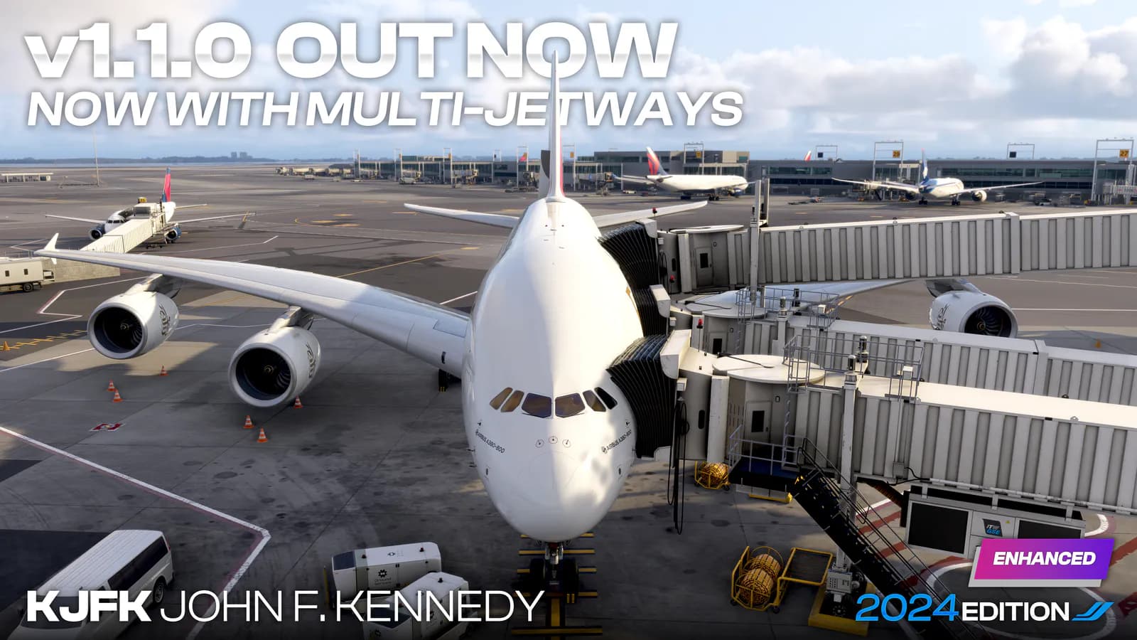 iniBuilds JFK v1.1.0 mit Jetway-System und Rabattaktion